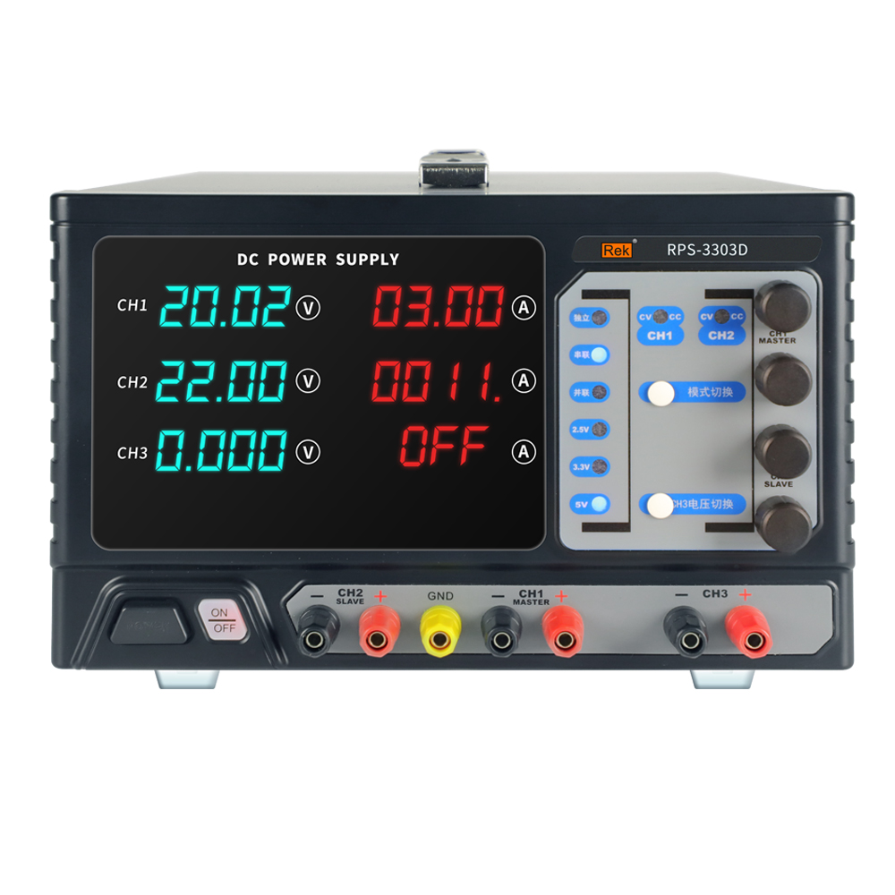 Rek美瑞克RPS-3303D/RPS-3305D多路线性直流稳压电源